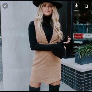 Kittenish corduroy dress